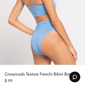 L* SPACE Crossroads Texture Frenchi Bikini Bottoms